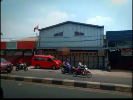 DIJUAL BANGUNAN GUDANG SERBAGUNA (BENGKEL, TOKO, PABRIK, SHOWROOM)