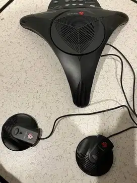 Jual Polycom Soundstation2 dan mic ext kondisi bekas dan normal