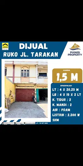 ruko strategis di utara kota
