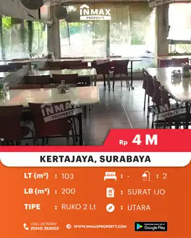 Ruko Strategis Jalan Kertajaya nol jalan