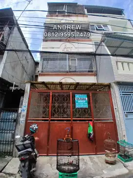 Tanah Sereal Jalan Kramat Jembatan Lima 4 Lantai Hadap Timur