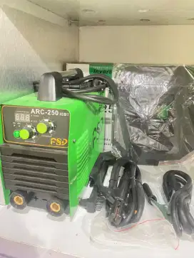 MESIN LAS MMA 250A FSD MESIN LAS LISTRIK 1 PHASE FSD SMAW STIK KOMPLIT