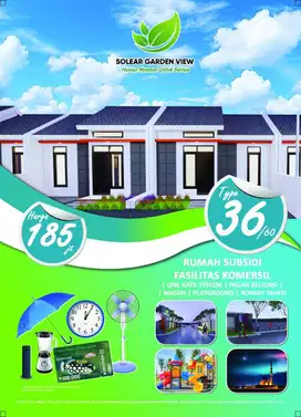 Rumah Komersial Dengan Harga Rumah Subsidi di Solear Tangerang