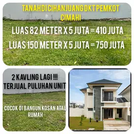 2 UNIT LAGI ! TANAH KAVLING DI CIHANJUANG DKT PEMKOT CIMAHI PASTEUR