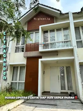 Jual Rugi Rumah 2 lantai di Citra Garden Buring Malang