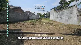 Tanah siap bangun lebar 15 di teluk arjosari Blimbing Malang