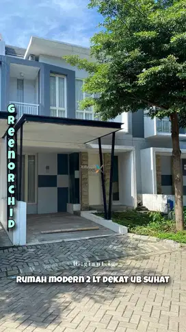 Rumah Siap Huni dekat UB di Green Orchid Suhat Lowokwaru Malang