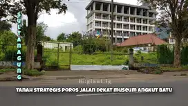 Tanah Strategis Poros Jalan dekat Museum Angkut, Jatim Park 1 Batu