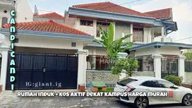 Rumah Induk plus kos aktif dekat kampus di Candi candi Lowokwaru