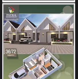 dijual cepat rumah Minimalis free kanopi, pompa air dan filter air
