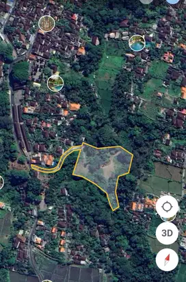 Di jual tanah loss sungai dan tebing