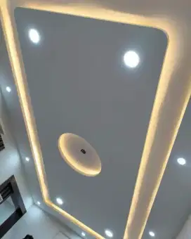 Plafon pvc plafon gypsum kusen aluminium partisi sekat ruang
