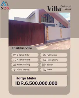 For Sale  Villa lantai 1 brand New batursari sanur Denpasar bali