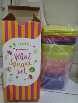 Tupperware mini square set