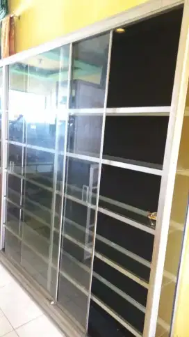 Etalase toko panjang 3,5m tinggi 2meter