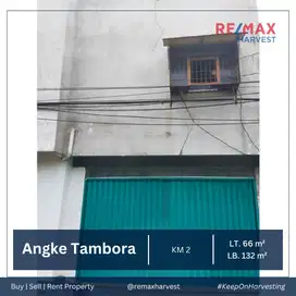 DIJUAL MURAH RUKO SIAP TINGGAL DAN USAHA LEBAR 5.5 METER ANGKE TAMBORA