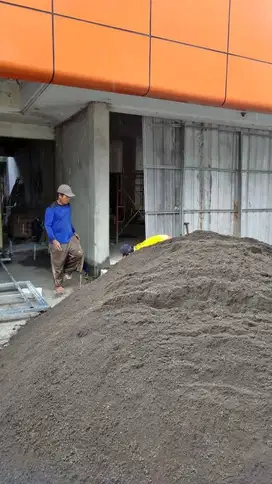 Pasir Biasa/Pasir Campur kebutuhan Plester/Cor - Rabat - Pasang