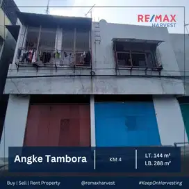 DIJUAL MURAH RUKO SIAP TINGGAL DAN USAHA LEBAR 12 METER ANGKE TAMBORA