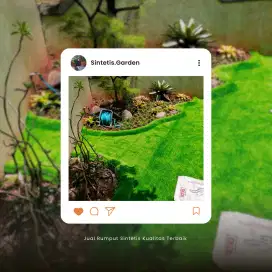 Rumput Sintetis Untuk Taman, Balkon, Playground, dll