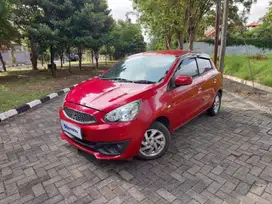 DP RENDAH Mitsubishi Mirage 1.2 GLX Bensin-MT 2016 MERAH nZF