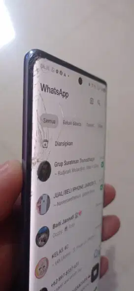 ITEL S23 PLUS Layar Curved 16/256GB Minus layar retak,fisik mulus