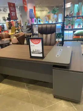 MOZA manager desk 1816 WLN GREY FREE 1 KALI CICILAN