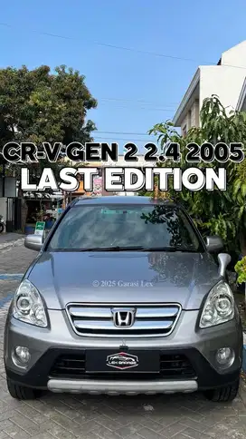 HONDA CR-V GEN 2 MATIC 2.4 TAHUN 2005 LAST EDITION (TYPE TERTINGGI)