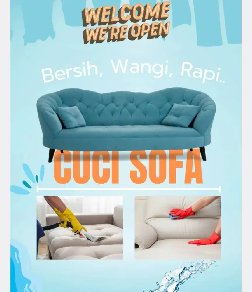 Cuci Sofa BERSIH WANGI
