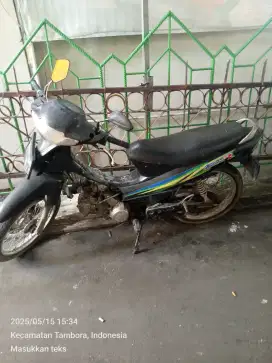 Jual motor bebek Kawasaki Blitz tahun 2004 surat2 lngkp STNK BPKB ada
