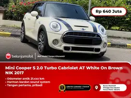[ KM ANTIK 21RB ] Mini Cooper S 2.0 Turbo Cabriolet AT 2017/2018