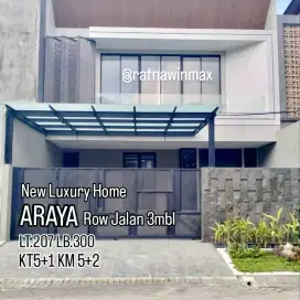 Dijual Araya Rumah Baru Gress Mewah Semi Furnish