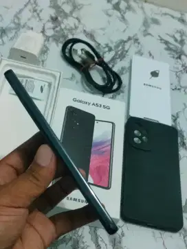 Jual Samsung a53 5G Ram 8/128 fullset no minus 95% Free kepala charger