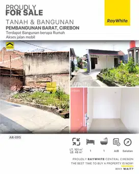 Jual Tanah & Bangunan Rumah di Pembangunan Barat, Cirebon