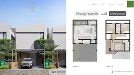 cash bertahap tanpa DP -  rumah modern minimalis industrial kekinian