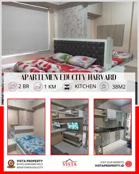 Dijual Apartemen Educity Harvard Type 2BR Lt Rendah by Vista Property