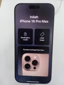 iPhone 16 Pro Max 256GB | Cicilan 0% 12 Bulan & Bebas s.d 2 Bulan