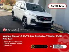 [LOW KM] Wuling Almaz 1.5 CVT L Lux Exclusive 7 Seater PutIH 2021/2022