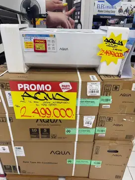 AC setengah PK. Merk Aqua. Bisa cicilan tanpa kartu kredit