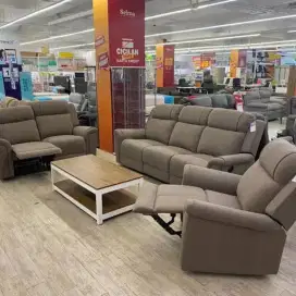Obral murah sofa set recliner by Selma informa