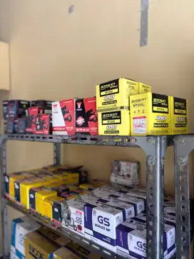 Aki motor baru bergaransi
