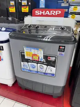 Mesin cuci 2 tabung 9kg. Bisa cicilan tanpa kartu kredit. Proses cepat