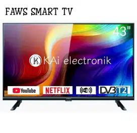 PROMO SMART TV 43 INCI FAWS FULL HD GARANSI RESMI 1 TAHUN