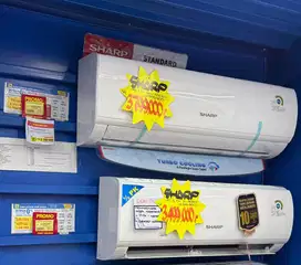 AC Sharp 1PK. Bisa cicilan tanpa CC. Proses cepat