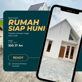 RUMAH SCANDINAVIAN DI KARTASURA DEKAT MALL TRANSMART