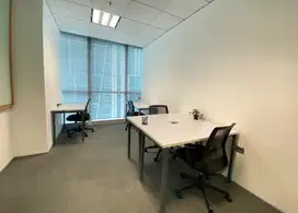 Sewa Kantor Furnished Siap Ditempati untuk 6 di Revenue Tower SCBDD