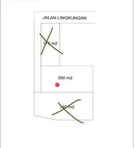 Dijual Tanah 300m2 Puri Gading Jimbaran Bali