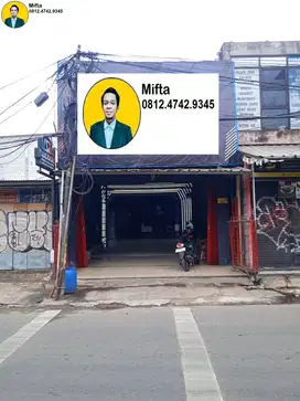 114. Disewakan Ruko Strategis 2 lantai di Jalan Utama Dekat Exit Tol