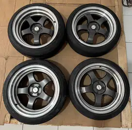Dijual velg yaris, jazz dll R17 pcd 4x100