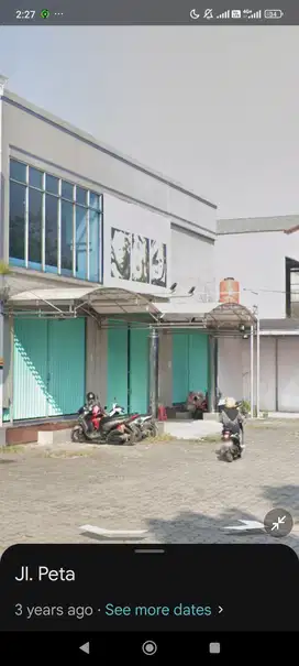 Disewakan bangunan 1 lantai eks klinik kehamilan sehat jl. Peta. Kota