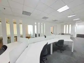Sewa Kantor Full Furnish 265 m2 di Menara Dea Mega Kuningan, Hrg Nego